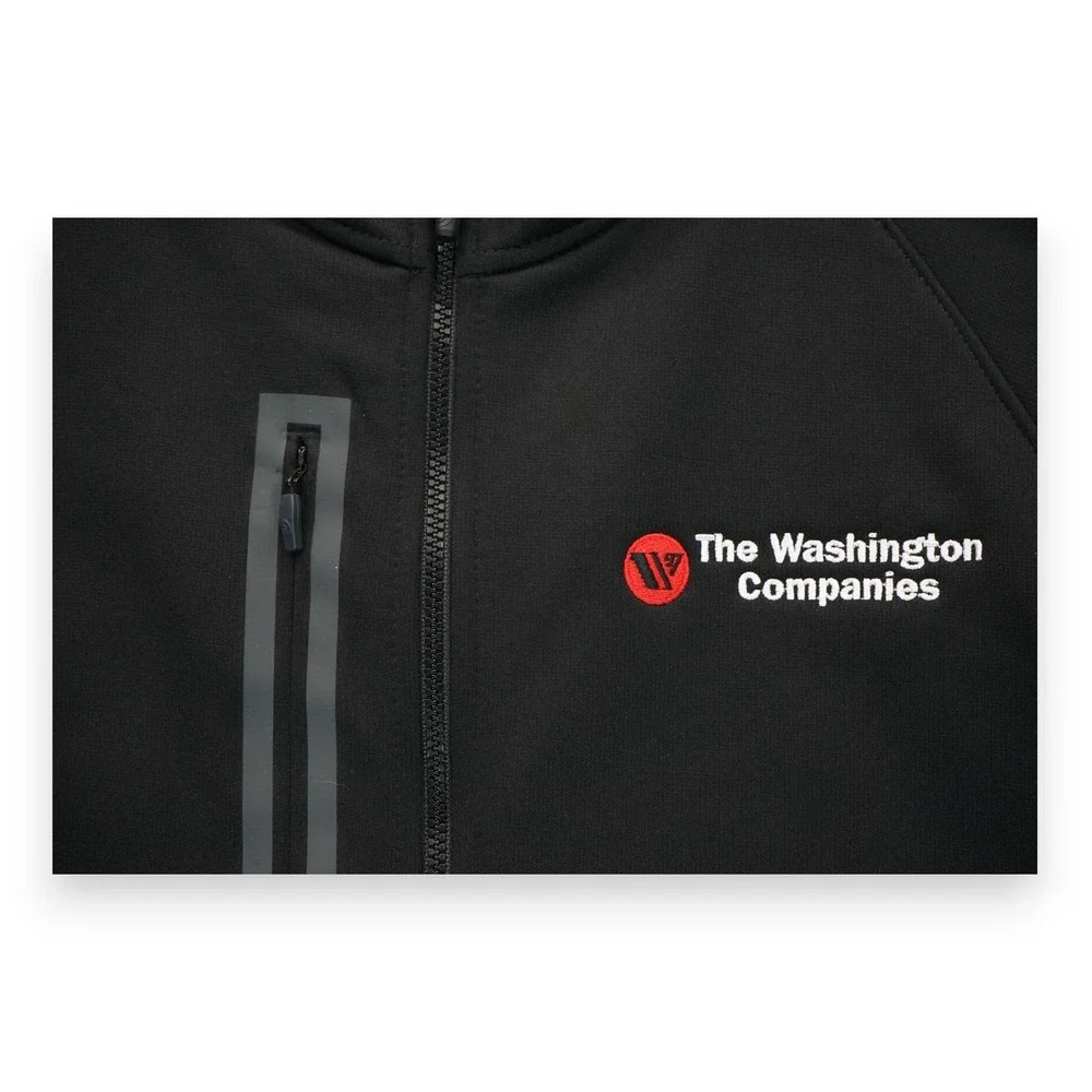 NWT North Face Canyon Flats Jacket‎ Fleece Mens Medium Washington Companies Logo